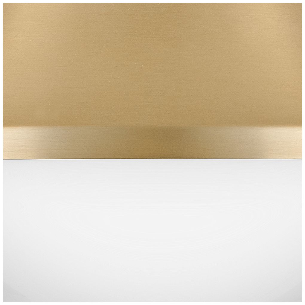 Lark Haddie Interior Small Flush Mount 11" Lacquered Brass