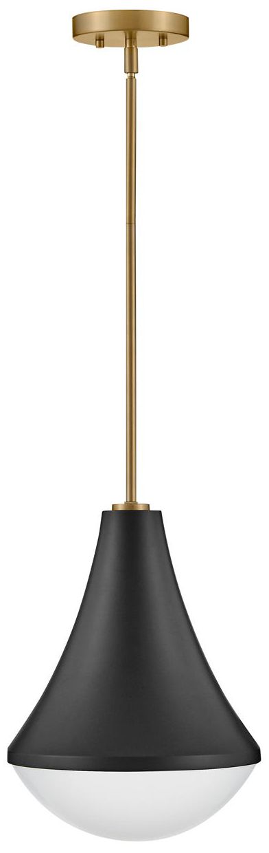 Lark Haddie Interior Small Pendant 11" Black