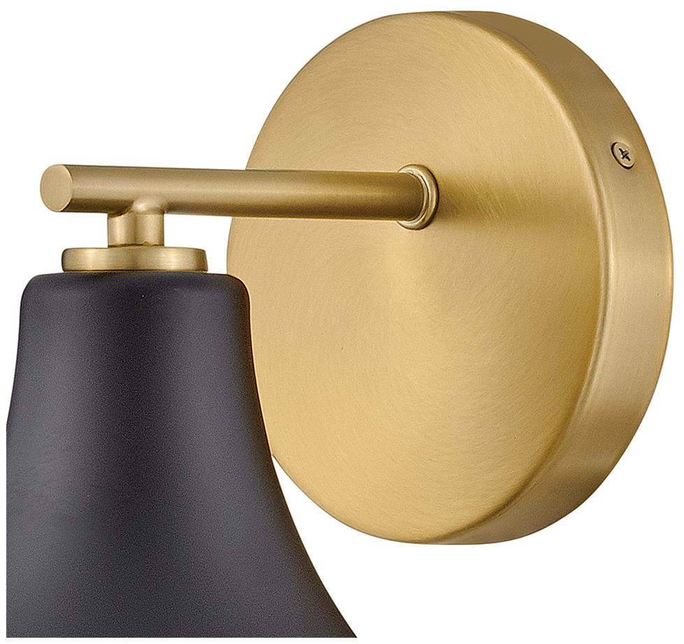 LARK HADDIE Single Light Vanity Black