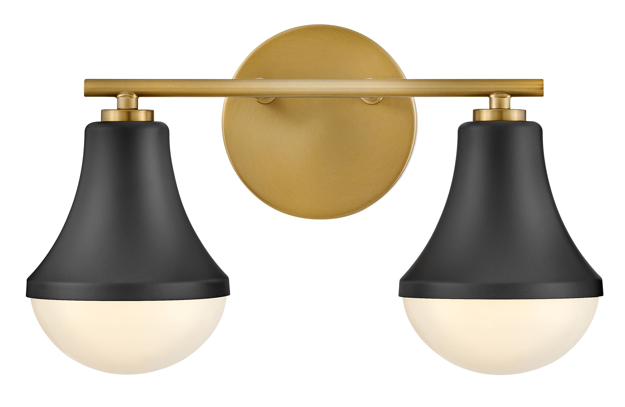 Image 2 Lark Haddie Small Two Light Vanity 14.5" Black more views