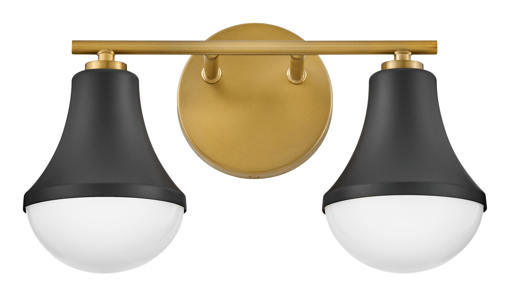 Image 3 Lark Haddie Small Two Light Vanity 14.5" Black more views