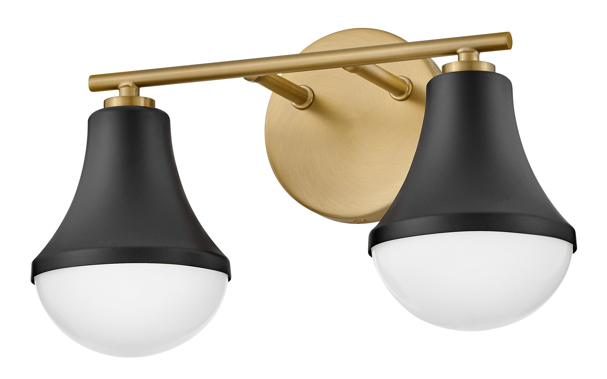 Image 4 Lark Haddie Small Two Light Vanity 14.5" Black more views