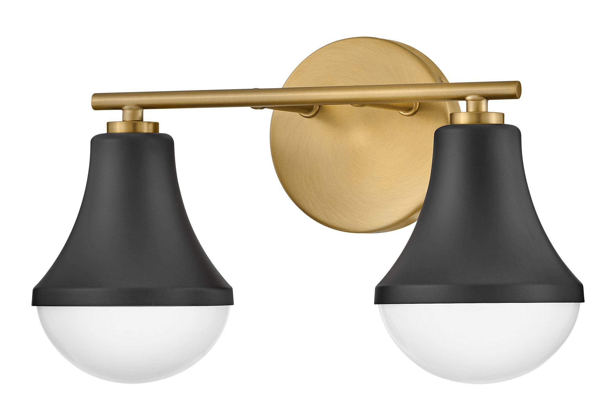 Image 5 Lark Haddie Small Two Light Vanity 14.5" Black more views