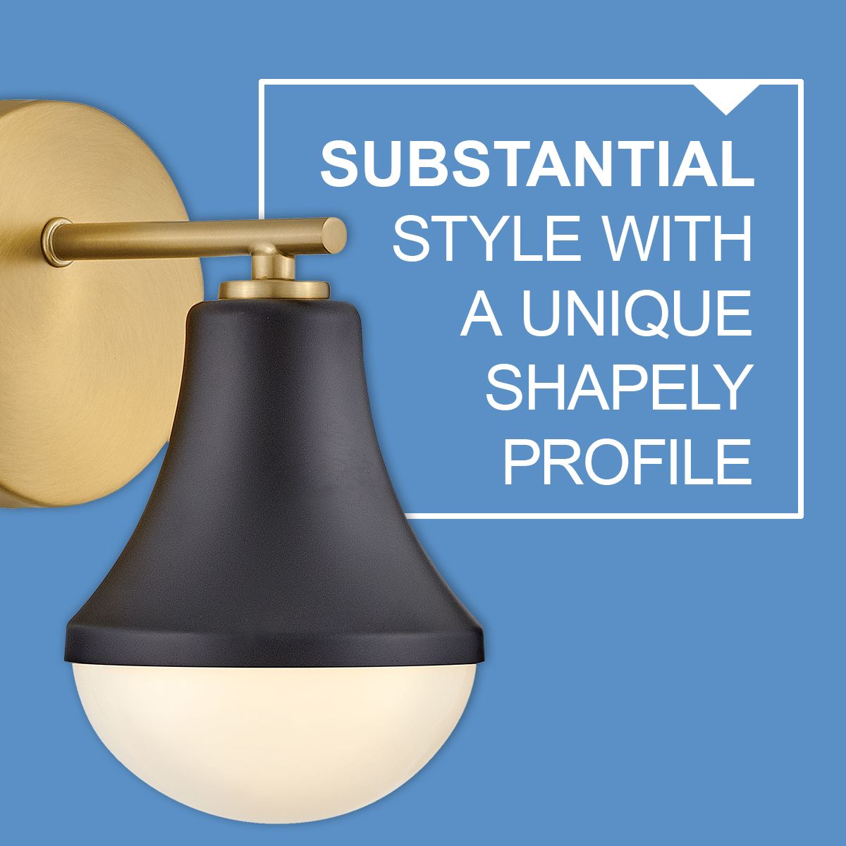 Image 7 Lark Haddie Small Two Light Vanity 14.5" Black more views