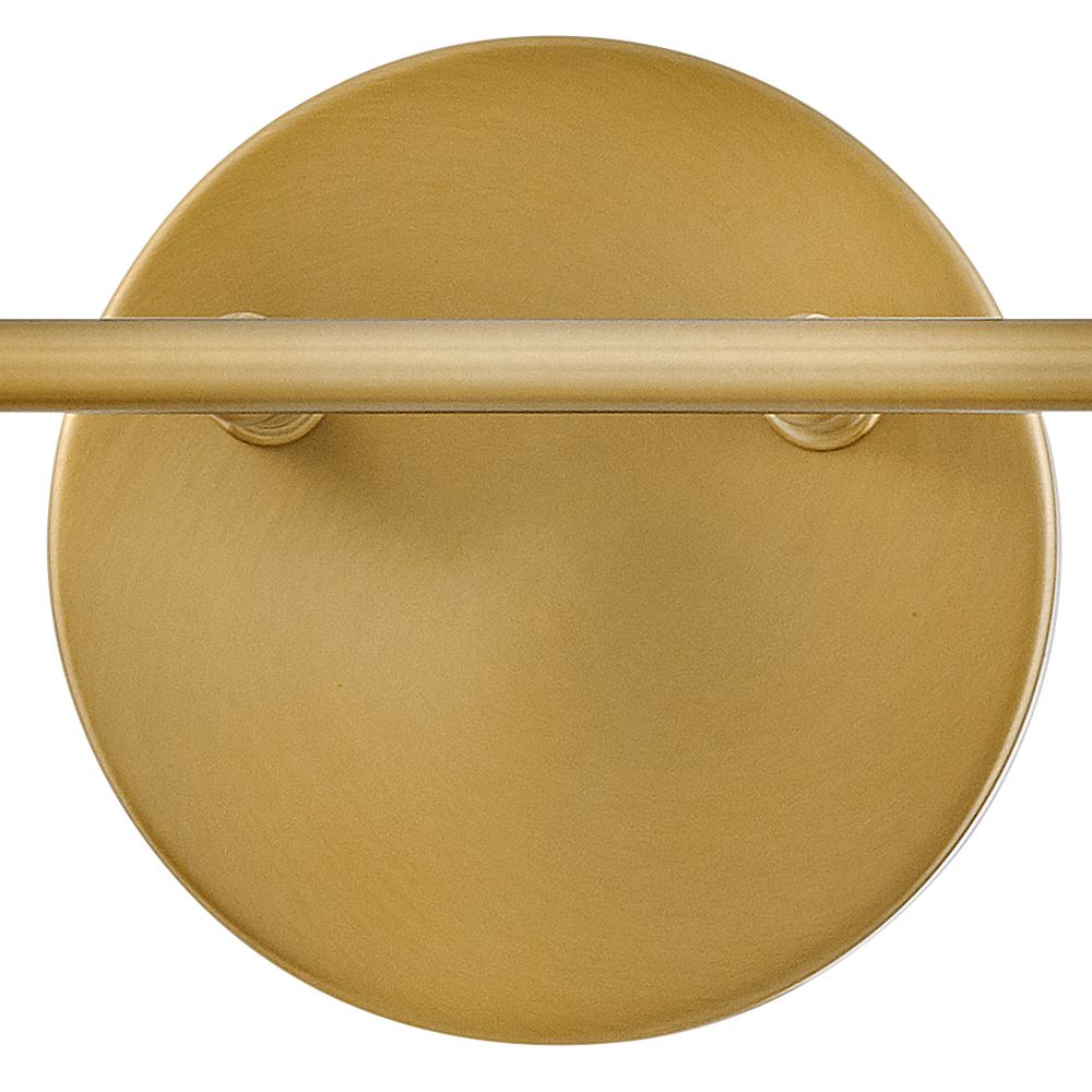 Lark Haddie Small Two Light Vanity 14.5" Black