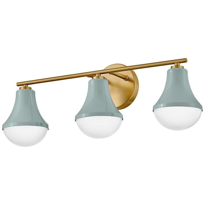 Image 6 LARK HADDIE Three Light Vanity Seafoam more views
