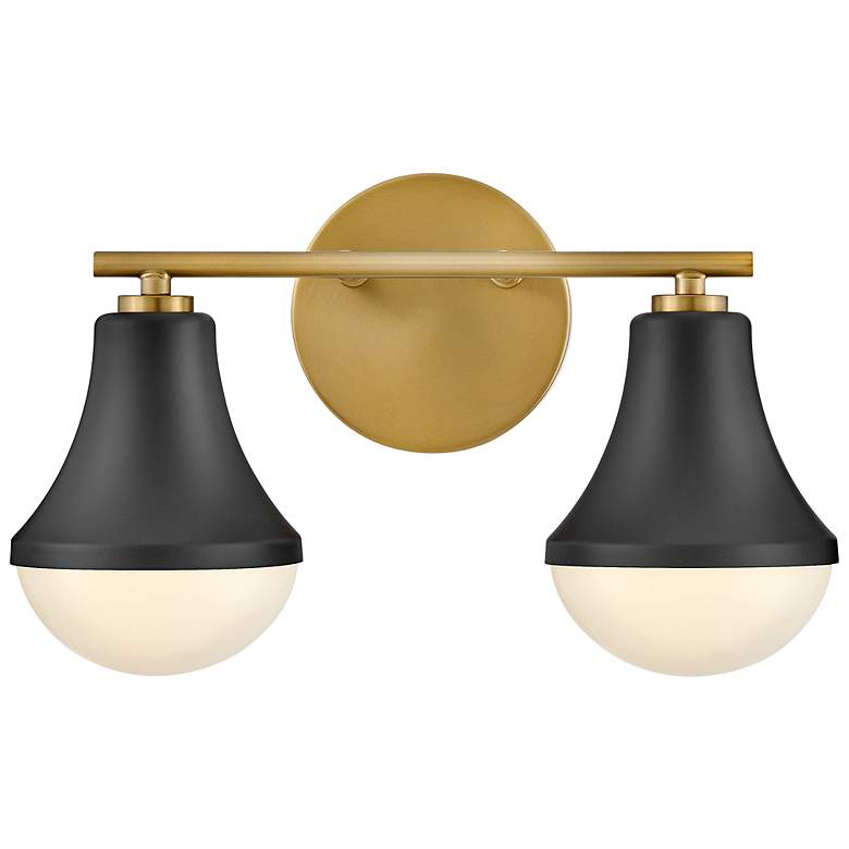 Image 2 LARK HADDIE Two Light Vanity Black more views