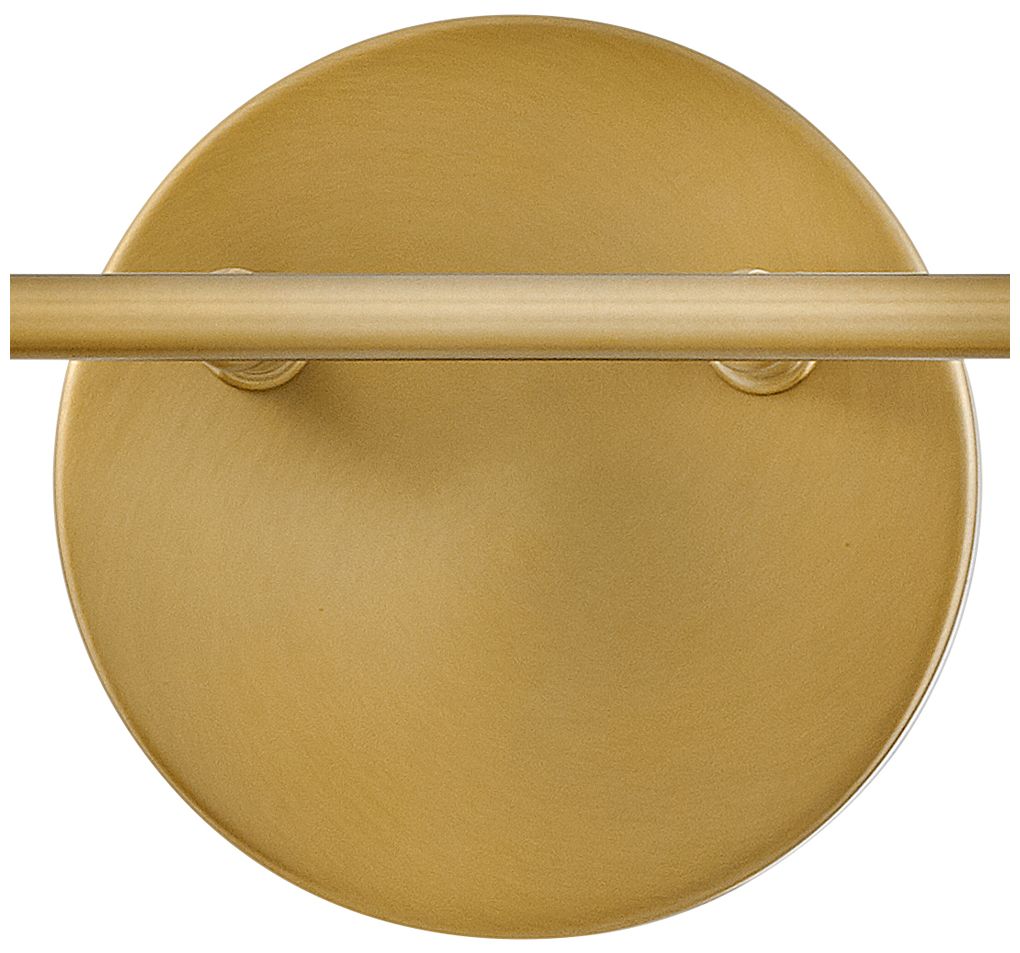 LARK HADDIE Two Light Vanity Black