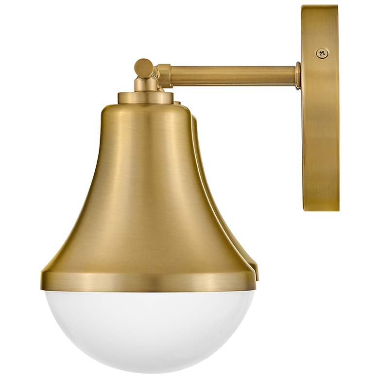 Image 6 LARK HADDIE Two Light Vanity Lacquered Brass more views