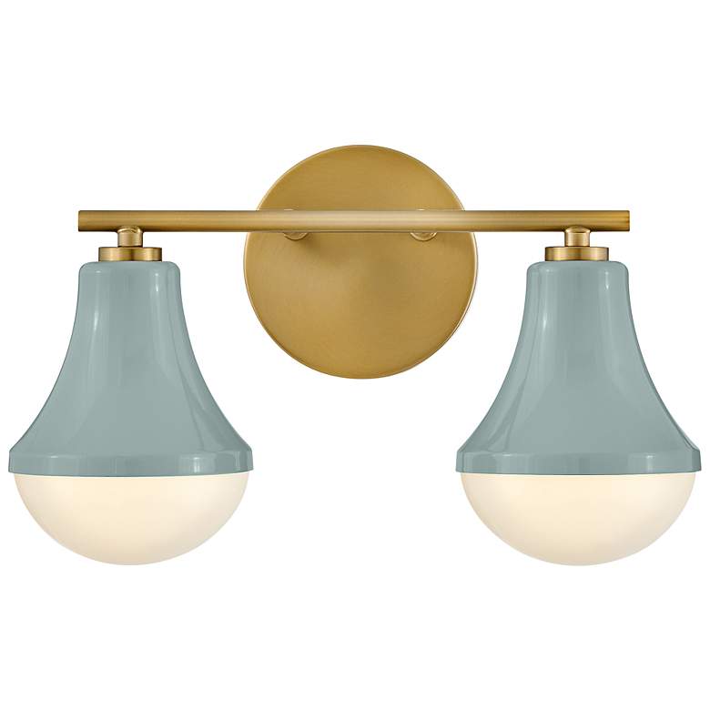 Image 2 LARK HADDIE Two Light Vanity Seafoam more views