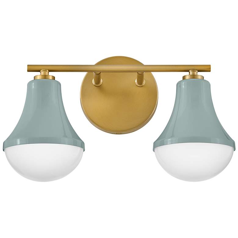 Image 3 LARK HADDIE Two Light Vanity Seafoam more views