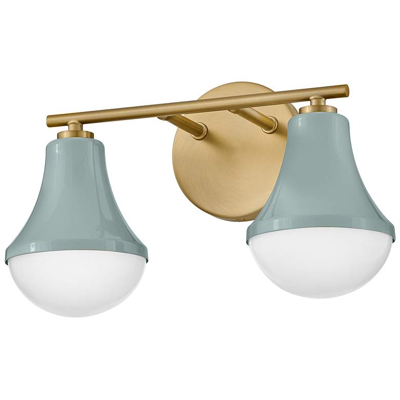 Image 4 LARK HADDIE Two Light Vanity Seafoam more views