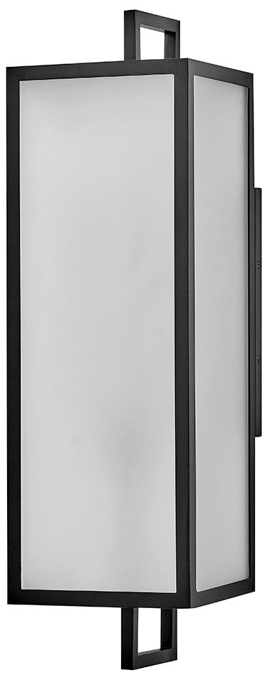 Image 2 Lark Halden Outdoor Large Wall Mount Lantern 24" Black more views