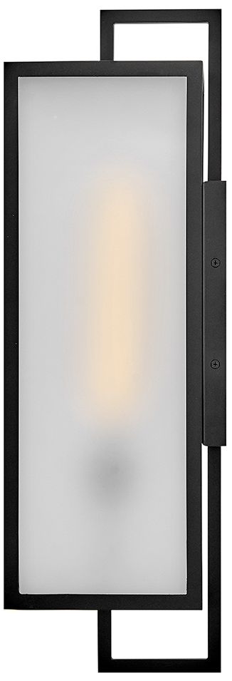 Image 4 Lark Halden Outdoor Large Wall Mount Lantern 24" Black more views