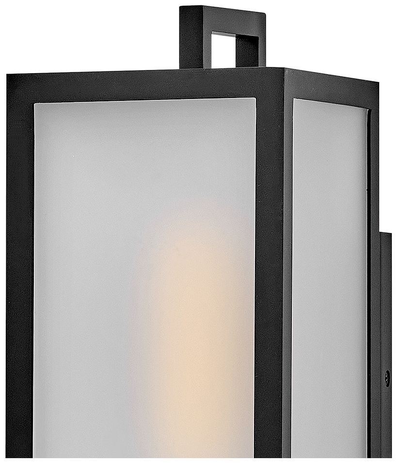 Image 3 Lark Halden Outdoor Small Wall Mount Lantern 15" Black more views