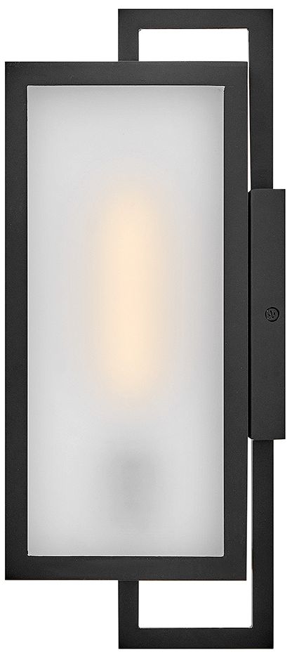 Image 4 Lark Halden Outdoor Small Wall Mount Lantern 15" Black more views