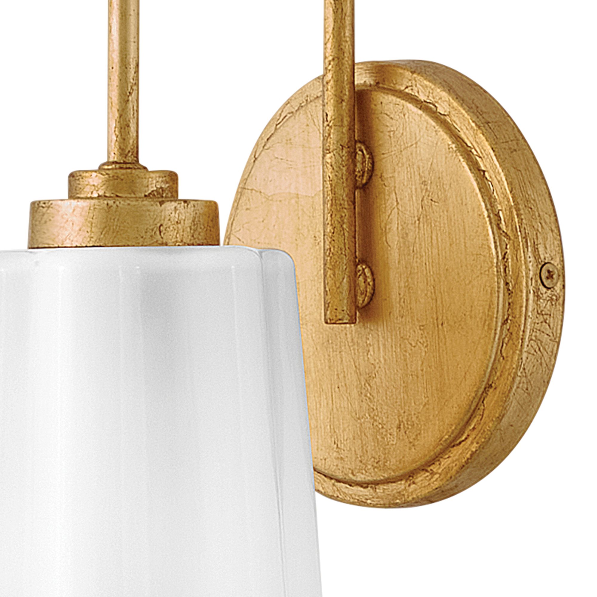 Image 6 Lark Honey Bath Medium Single Light Vanity 16.75" Distressed Brass more views