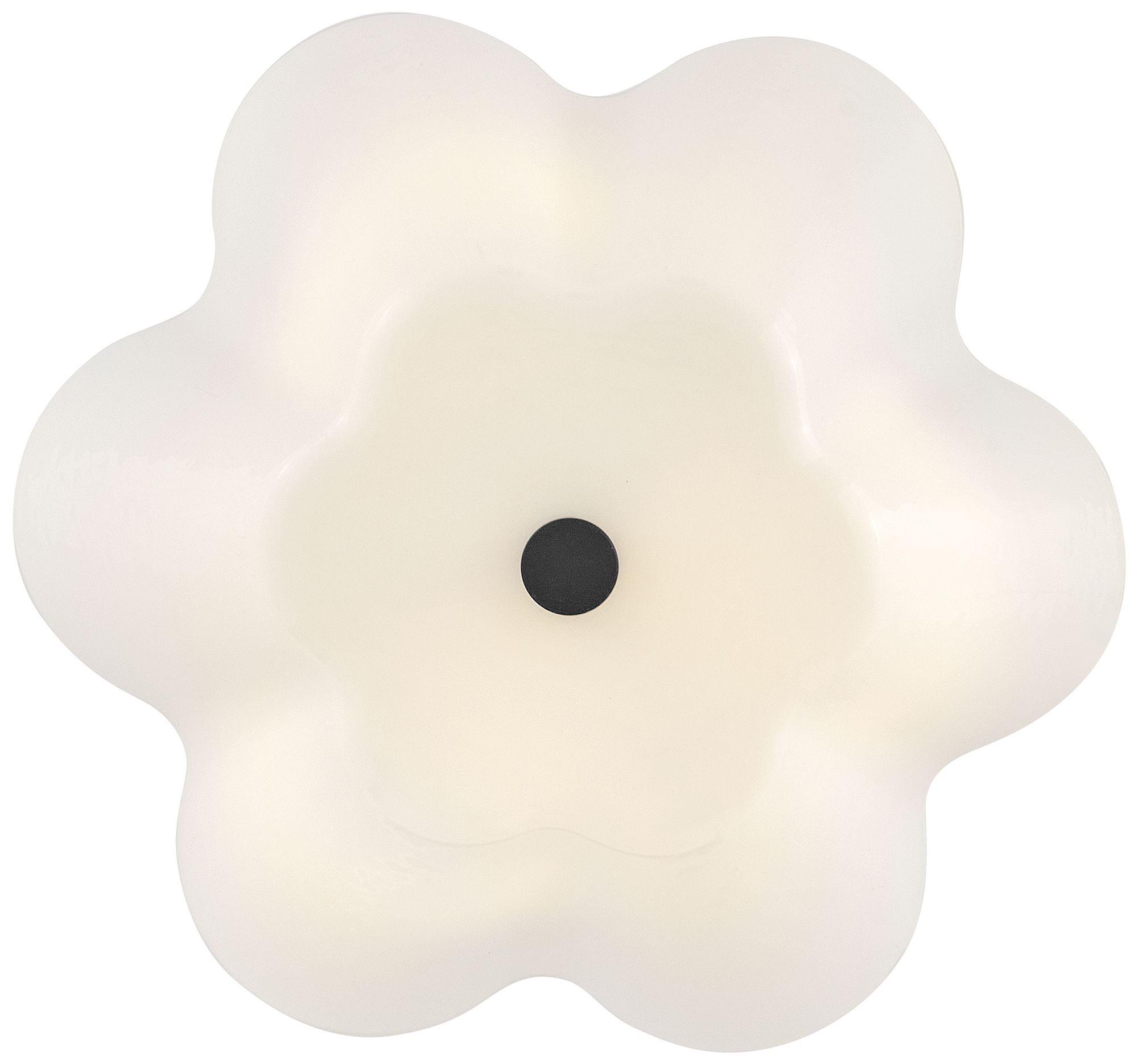 Image 4 Lark Honey Medium Semi Flush Mount 15" Black more views