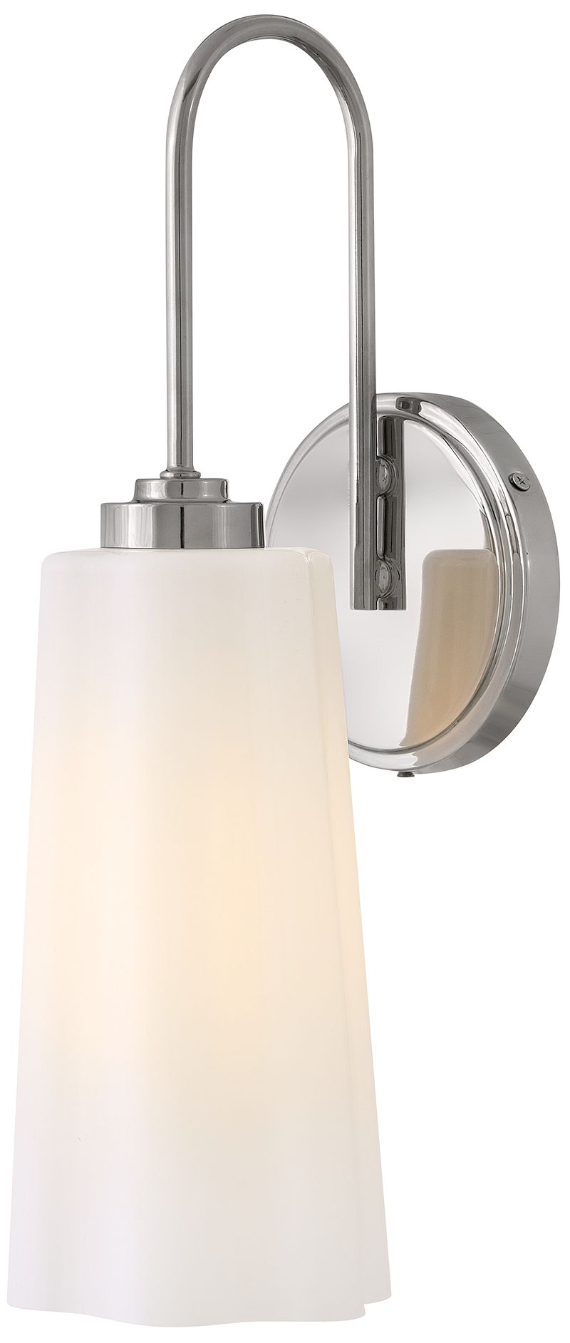 Lark Honey Medium Single Light Vanity 16.75" Polished Nickel