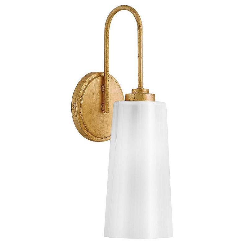 Image 1 Lark Honey Medium Single Light Vanity Distressed Brass