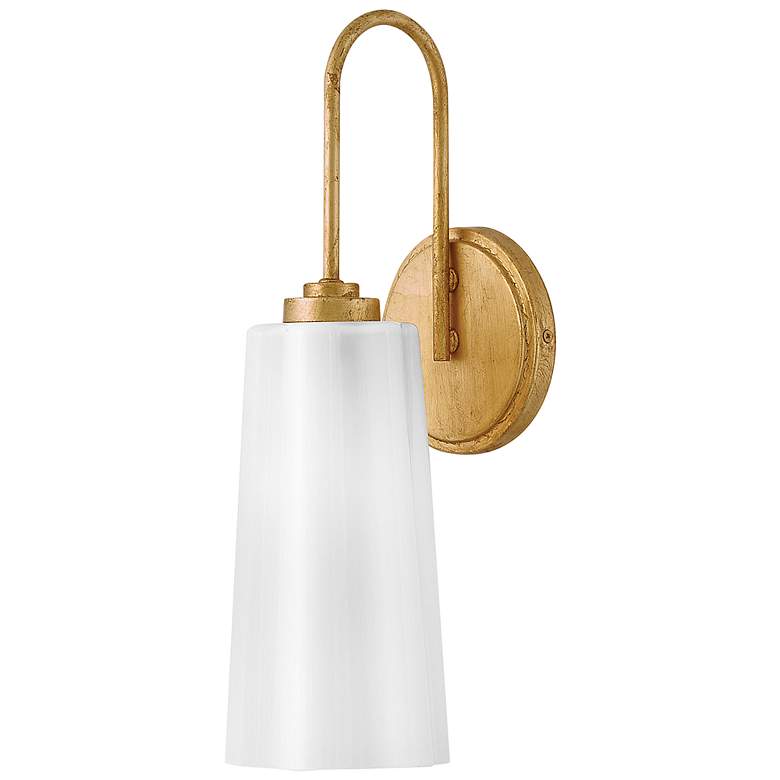 Image 2 Lark Honey Medium Single Light Vanity Distressed Brass more views