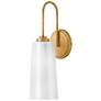 2_Lark Honey Medium Single Light Vanity Distressed Brass more views