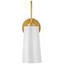 3_Lark Honey Medium Single Light Vanity Distressed Brass more views