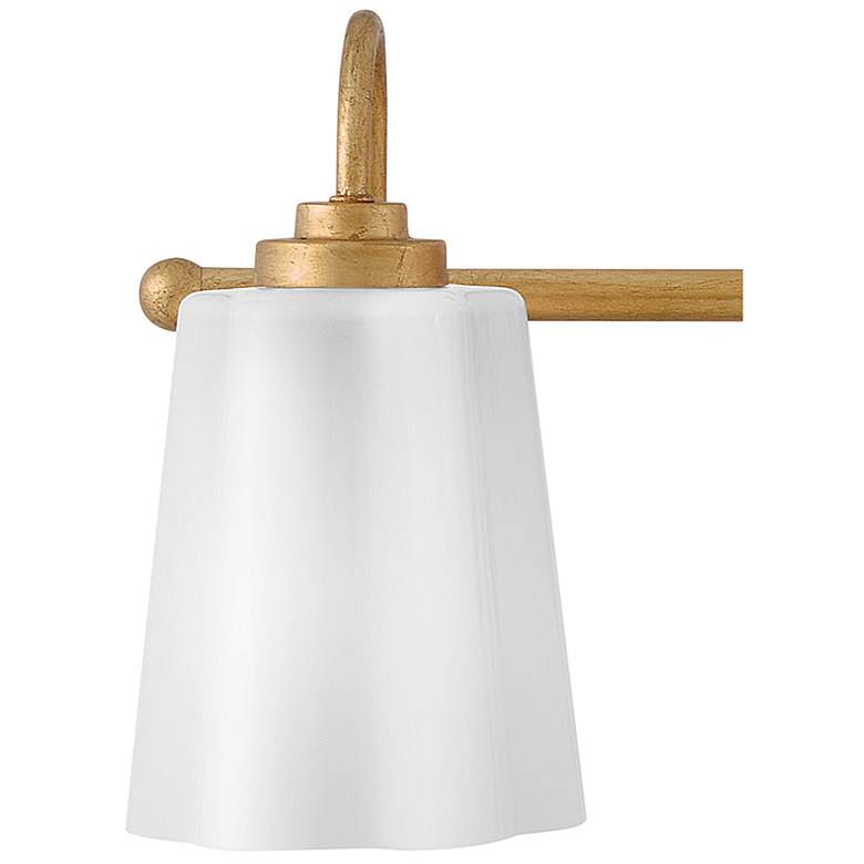 Image 6 Lark Honey Medium Three Light Vanity Distressed Brass more views