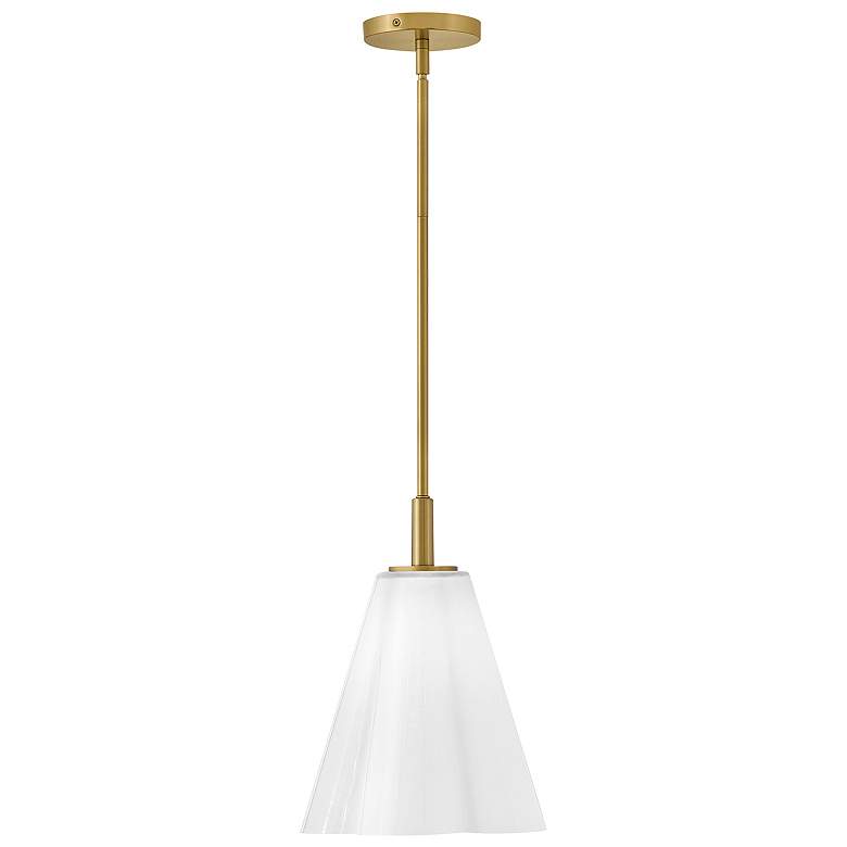 Image 1 Lark Honey Small Pendant Lacquered Brass