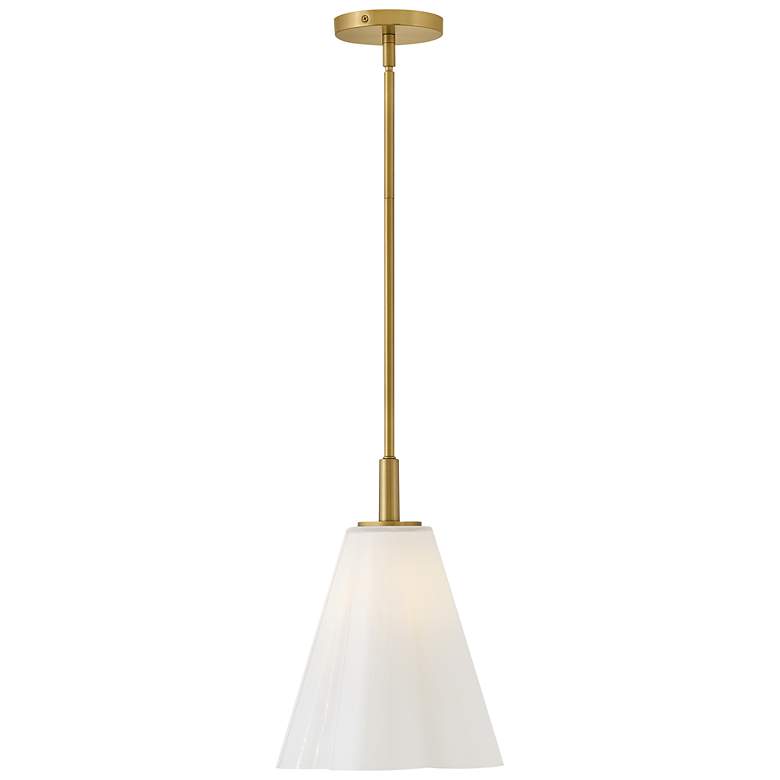 Image 2 Lark Honey Small Pendant Lacquered Brass more views