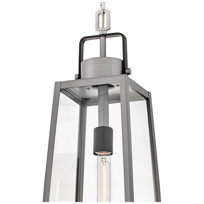 Image 7 Lark Hugh Large Hanging Lantern Antique Brushed Aluminum more views
