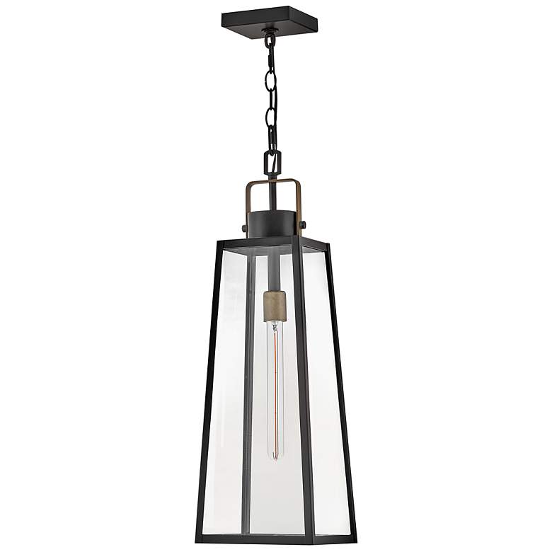Image 2 Lark Hugh Large Hanging Lantern Black more views