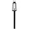 Lark Hugh Large Post Mount Lantern Black