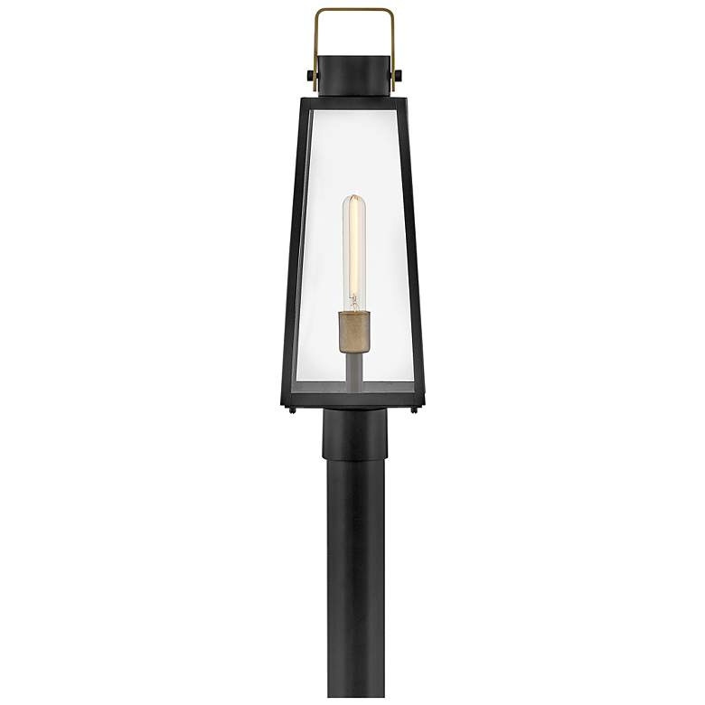Image 4 Lark Hugh Large Post Mount Lantern Black more views