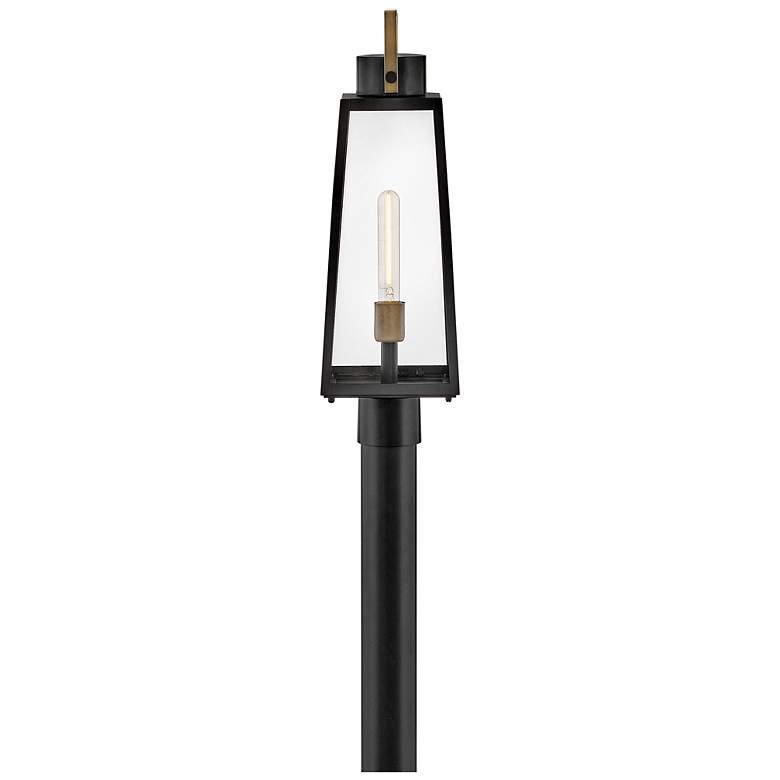Image 5 Lark Hugh Large Post Mount Lantern Black more views