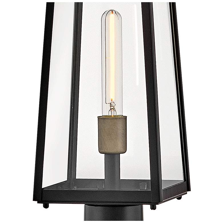 Image 7 Lark Hugh Large Post Mount Lantern Black more views