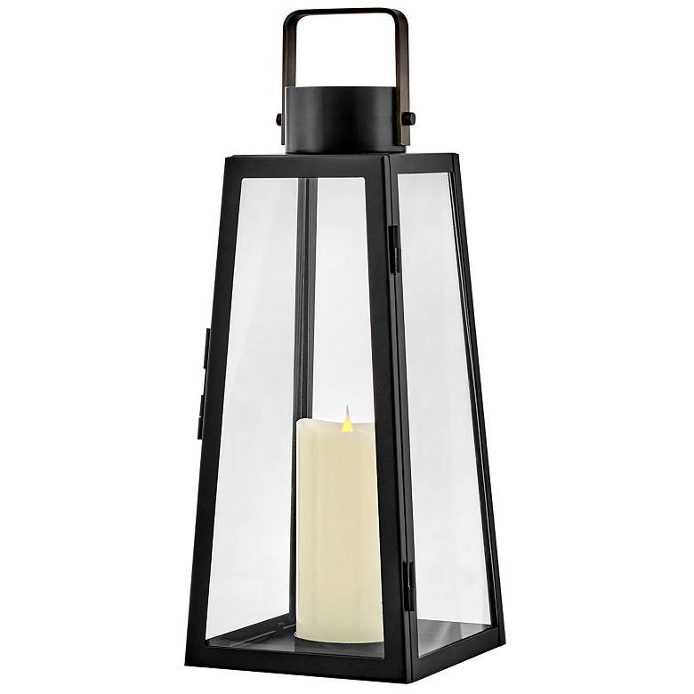 Image 1 LARK HUGH Medium Decorative Lantern Black