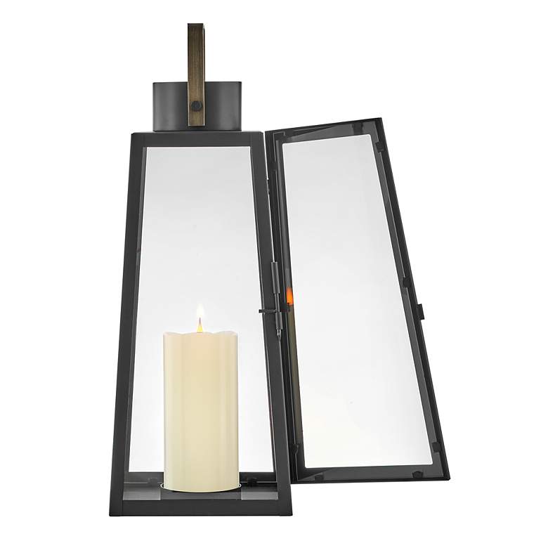 Image 6 LARK HUGH Medium Decorative Lantern Black more views