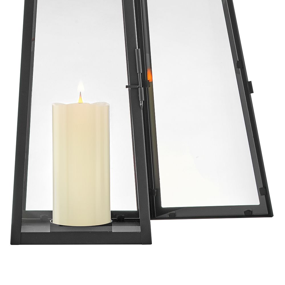 LARK HUGH Medium Decorative Lantern Black