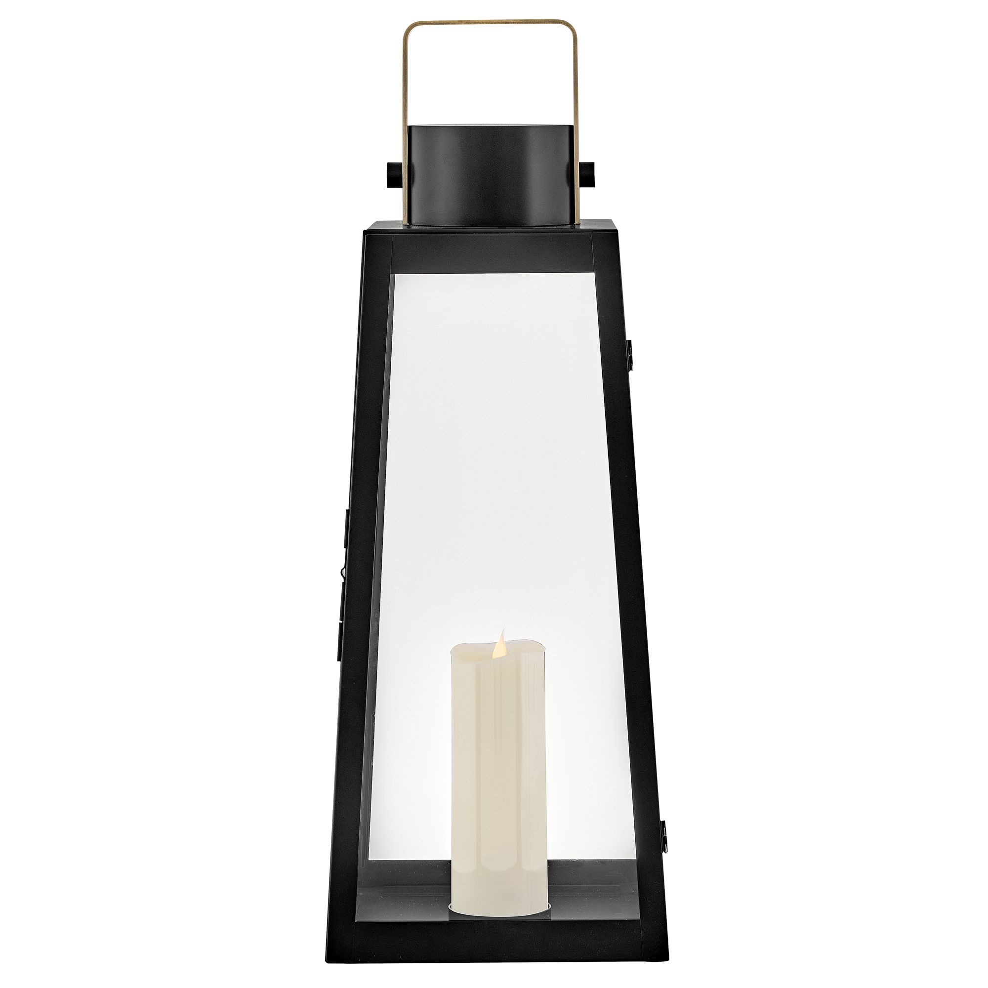 Image 3 Lark Hugh Outdoor Large Decorative Lantern 28" Black more views