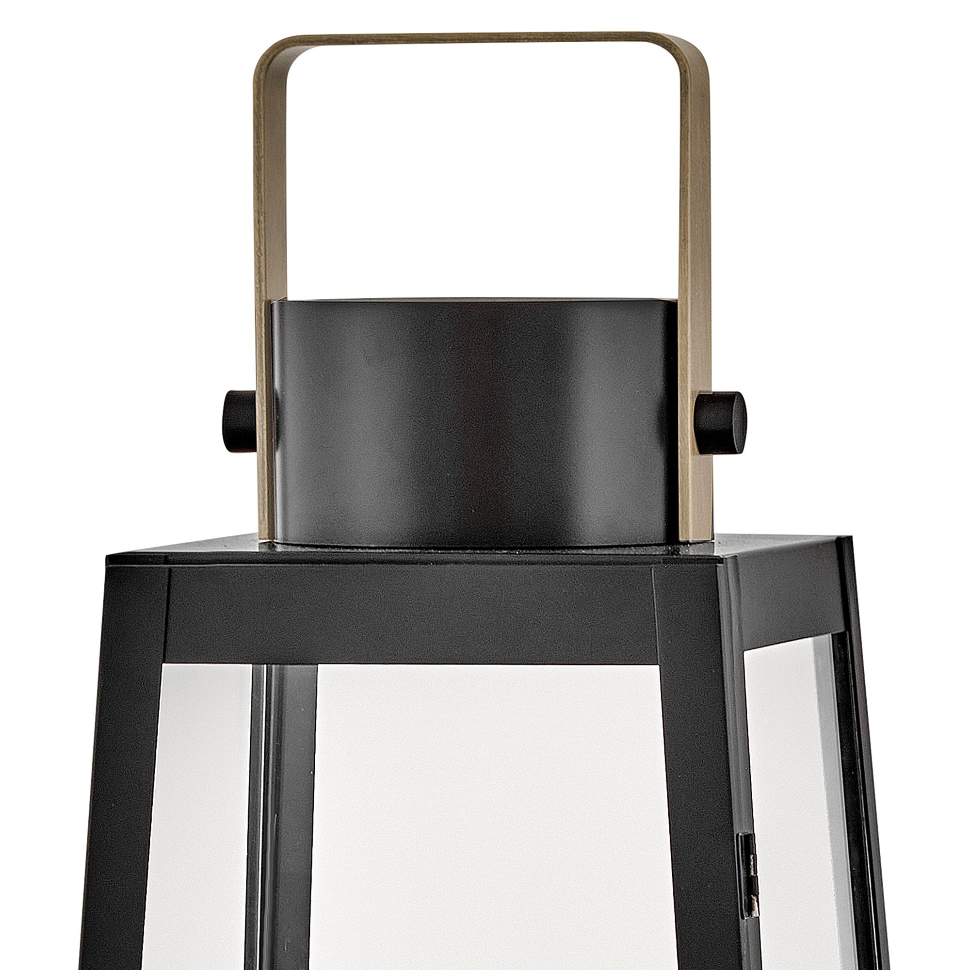 Image 7 Lark Hugh Outdoor Large Decorative Lantern 28" Black more views