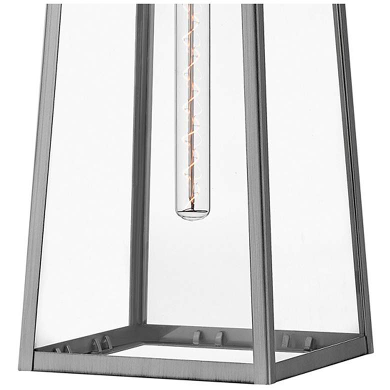 Image 4 Lark-Hugh Outdoor-Large Wall Mount Lantern-Antique Brushed Aluminum-Black more views