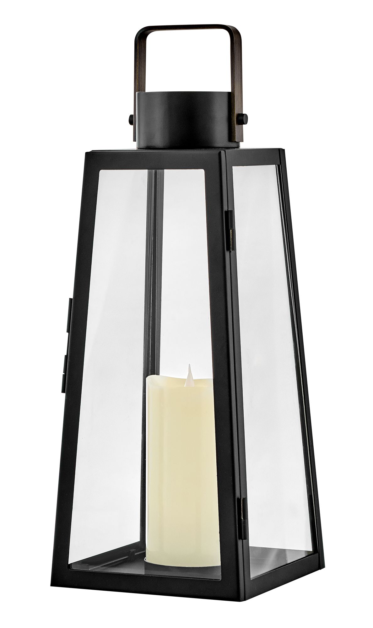 Image 2 Lark Hugh Outdoor Medium Decorative Lantern 19" Black more views