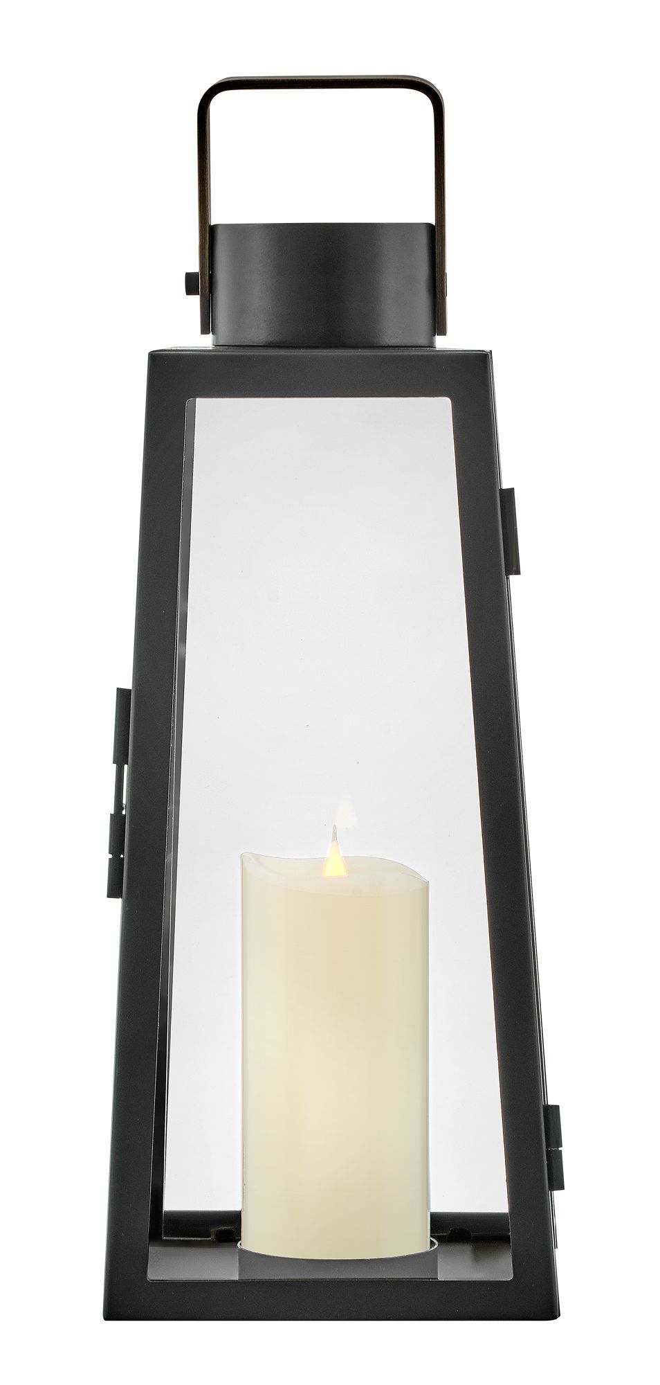 Image 4 Lark Hugh Outdoor Medium Decorative Lantern 19" Black more views