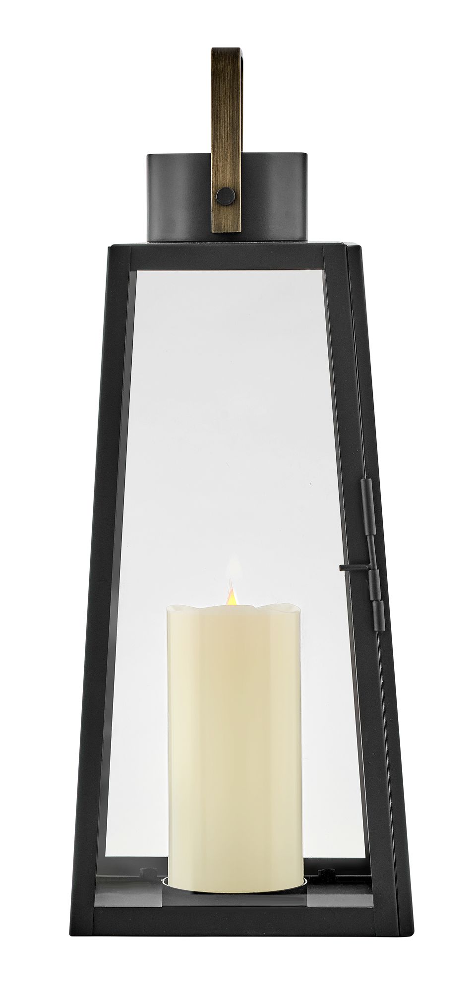 Image 5 Lark Hugh Outdoor Medium Decorative Lantern 19" Black more views