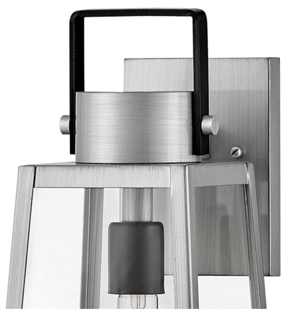 Image 5 Lark Hugh Outdoor Medium Wall Mount Lantern 19" Antique Brushed Aluminum more views