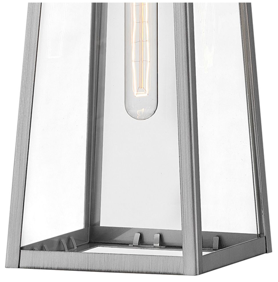 Image 6 Lark Hugh Outdoor Medium Wall Mount Lantern 19" Antique Brushed Aluminum more views