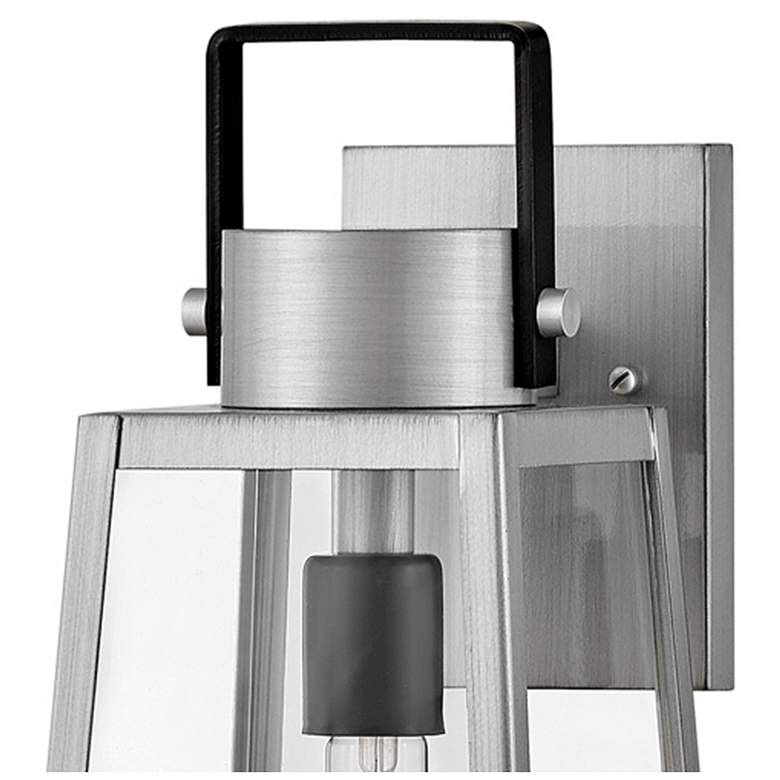 Image 5 Lark-Hugh Outdoor-Medium Wall Mount Lantern-Antique Brushed Aluminum-Black more views