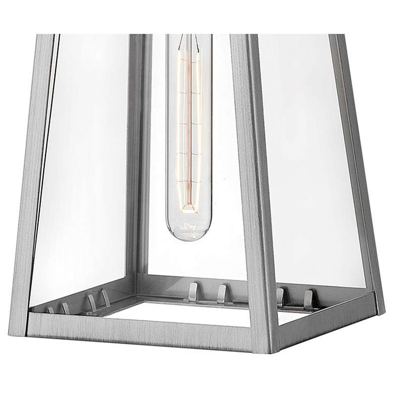 Image 4 Lark-Hugh Outdoor-Small Wall Mount Lantern-Antique Brushed Aluminum-Black more views