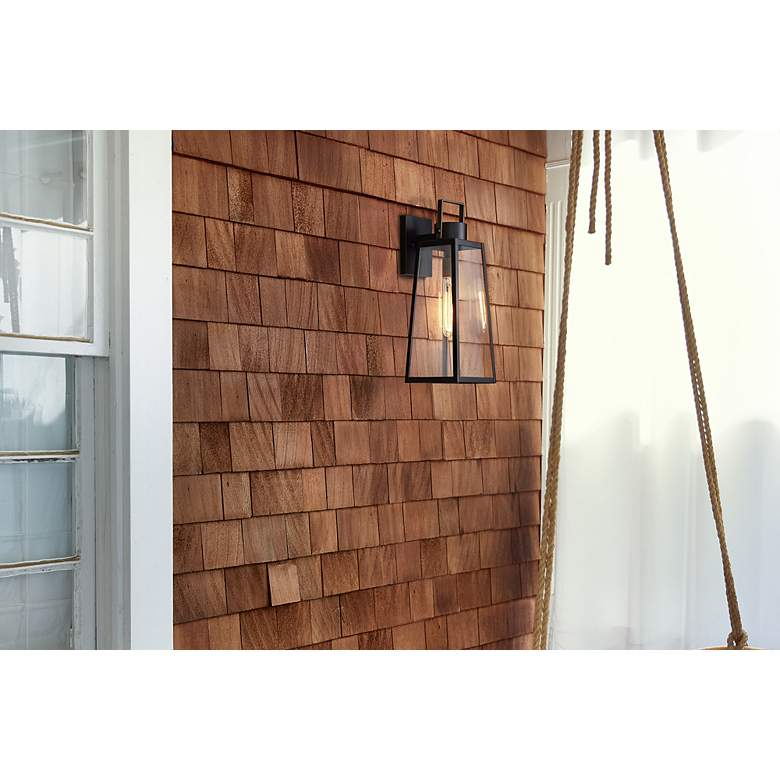 Image 6 Lark-Hugh Outdoor-Small Wall Mount Lantern-Black-Burnished Bronze more views